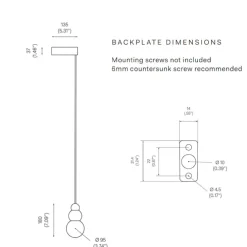 Ball Light Wall Bracket Flex Large