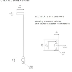 Ball Light Wall Bracket Flex Small