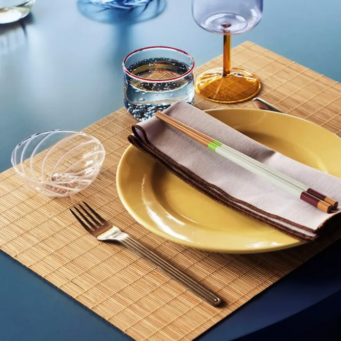 Bamboo dekkebrikker 2-pakning