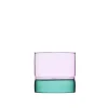Bamboo Groove Small Tumbler Petrol/Pink - 20 cl