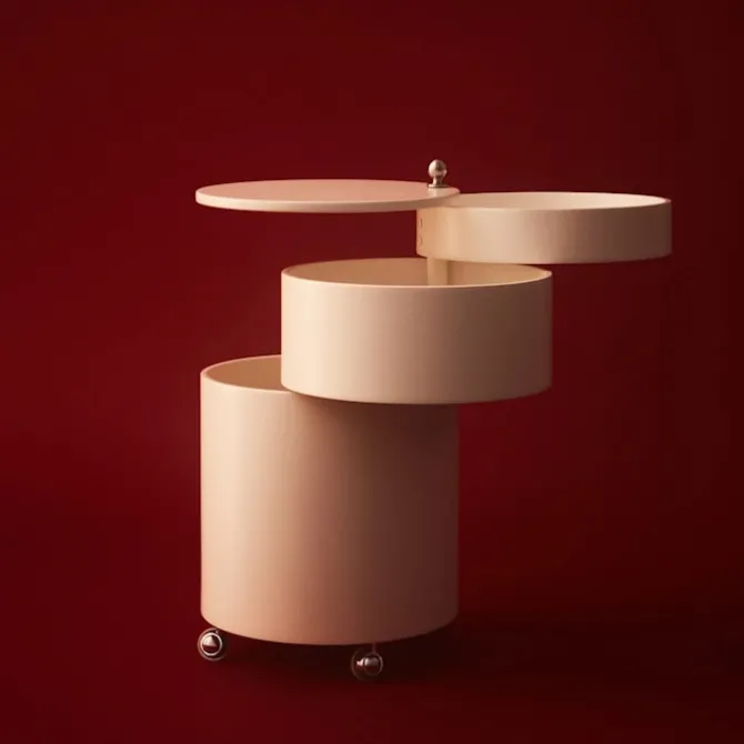 Barboy Side Table & Mobile Storage Unit