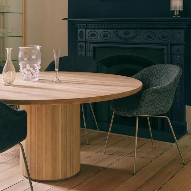 Bat spisestol Alabaster White