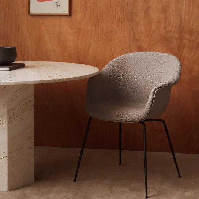 Bat spisestol Alabaster White