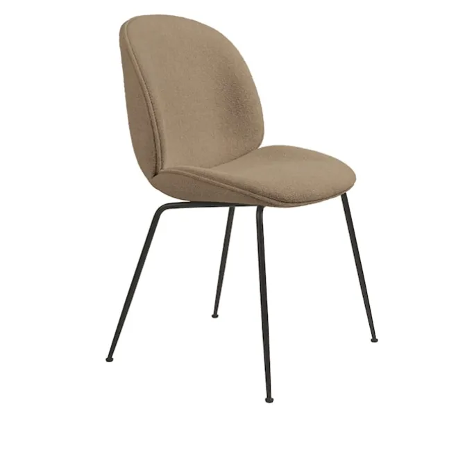 Beetle spisestol trukket svart