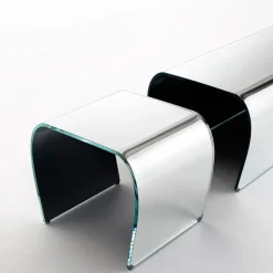 Bent Glass Bench