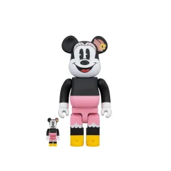BE@RBRICK Box Lunch Minnie Mouse 100% & 400%