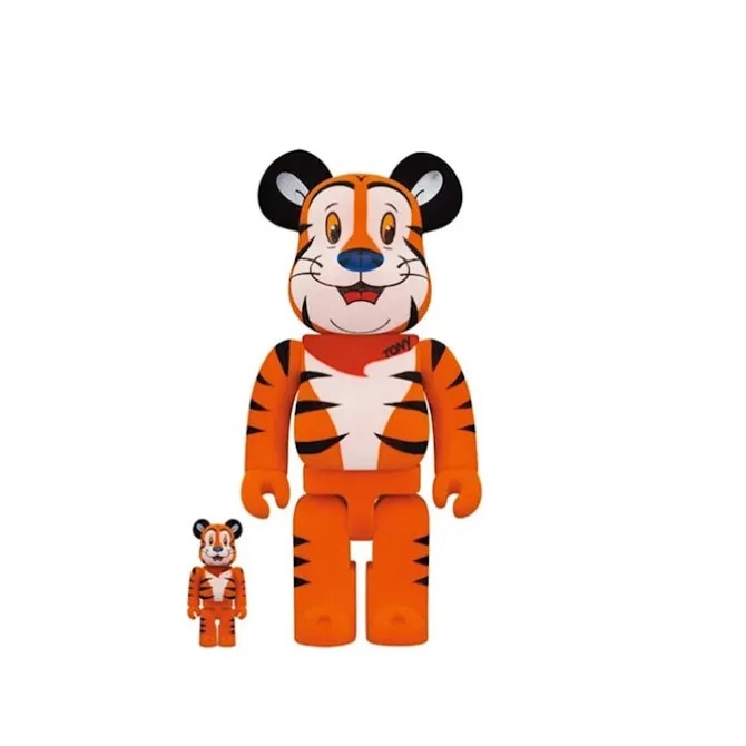 BE@RBRICK Tony The Tiger Vintage Flocky Ver. 100% & 400%