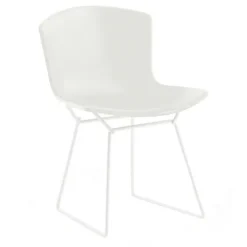 Bertoia Plastic utendørs stol hvit