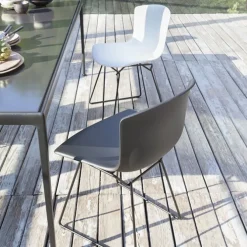 Bertoia Plastic utendørs stol sort