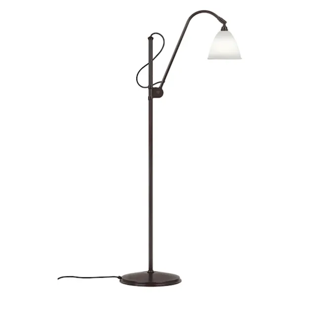 Bestlite BL3 gulvlampe Small sort messing