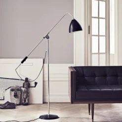 Bestlite BL4 gulvlampe svart messing
