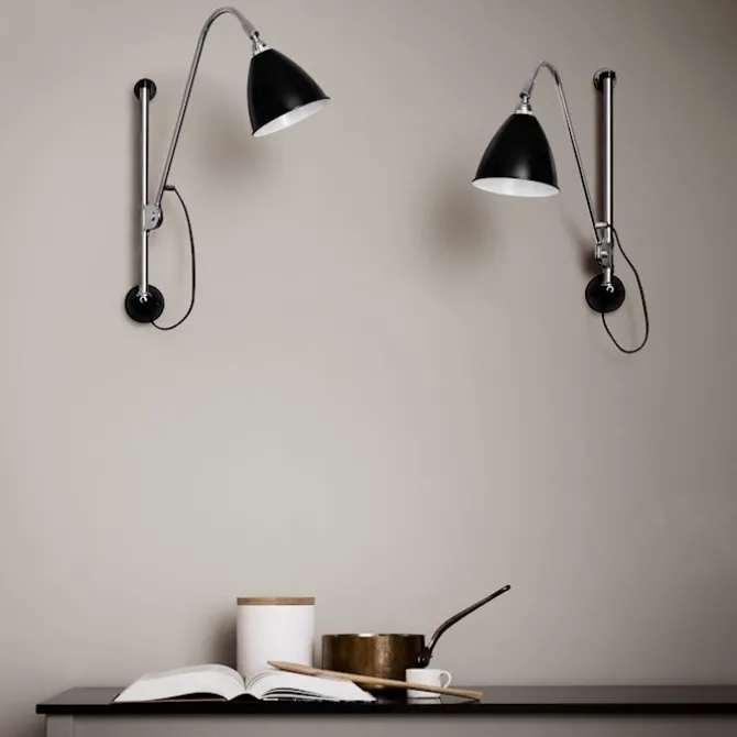 Bestlite BL5 vegglampe svart messing