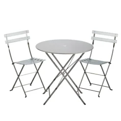 Bistro matgrupp runt bord Ø77cm & 2 stolar Exclusive Edition