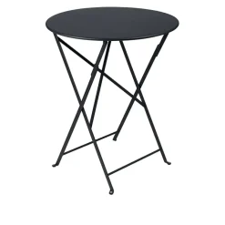 Bistro spisestuesett rundt bord Ø57cm & 2 metallstoler