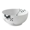 Black Fluted Mega Bolle 1,1 L / 18 cm