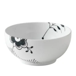 Black Fluted Mega Bolle 1,1 L / 18 cm