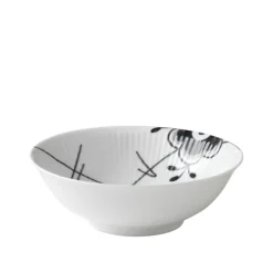 Black Fluted Mega Bolle 35 cl / 16 cm