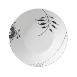 Black Fluted Mega Dyp Tallerken 50 cl / 17 cm