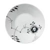 Black Fluted Mega Dyp Tallerken 24 cm Dekor Nr. 6