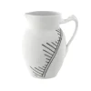 Black Fluted Mega Kanne 38 cl