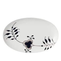 Black Fluted Mega Tallerken 23,5 cm