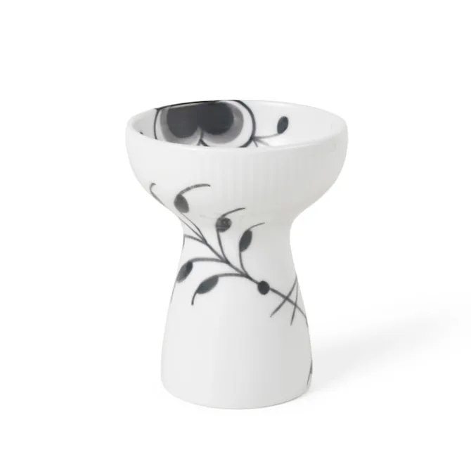 Black Fluted Mega Vase 11 cm