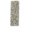 Black on White Manuscrit Runner 80x240 cm