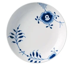 Blue Fluted Mega Dyp Tallerken 25 cm