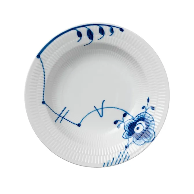 Blue Fluted Mega Dyp Tallerken 21 cm