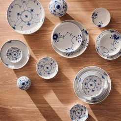 Blue Fluted Mega Dyp Tallerken 20 cm
