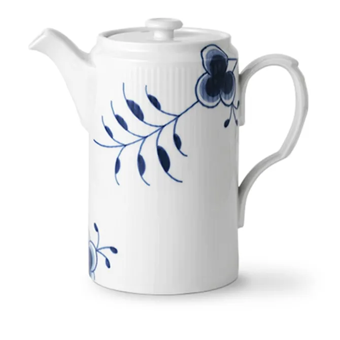 Blue Fluted Mega Kanne Med Lokk 1,1 L