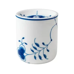 Blue Fluted Mega Oppbevaringskrukke 80 cl / 13 cm