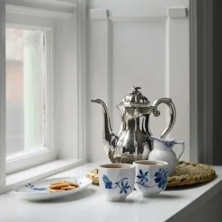 Blue Fluted Mega Ovalt Tallerken 23,5 cm