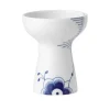 Blue Fluted Mega Åpen Vase 15 cm