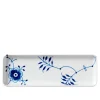Blue Fluted Mega Rektangulært Fat 36 x 12,5 cm