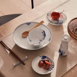 Blue Fluted Mega Sauseskål Med Lokk 33 cl