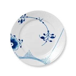 Blue Fluted Mega Tallerken 22 cm Dekor Nr. 2