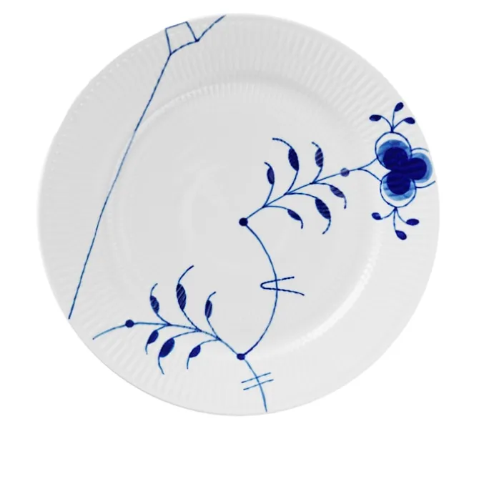 Blue Fluted Mega Tallerken 27 cm Limited Edition Dekor Nr. 9
