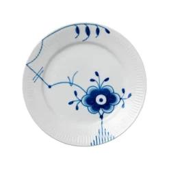 Blue Fluted Mega Tallerken 19 cm Dekor Nr. 6