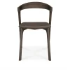 Bok Dining Chair Oak Brown Upholstered