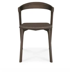 Bok Dining Chair Oak Brown Upholstered