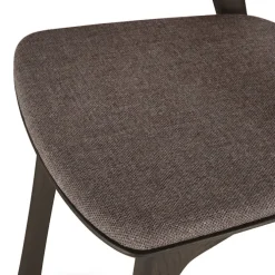 Bok Dining Chair Oak Brown Upholstered
