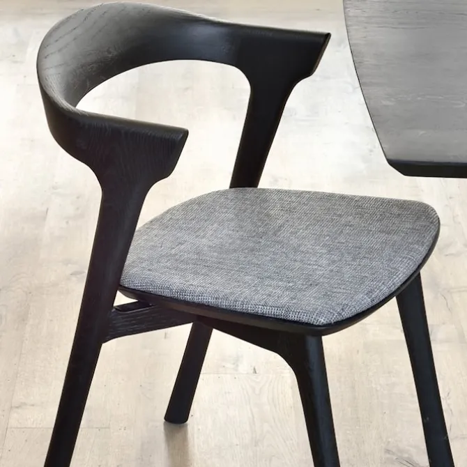 Bok Dining Chair Oak Upholstered