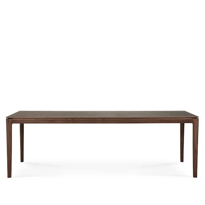 Bok Dining Table Varnished Brown Teak