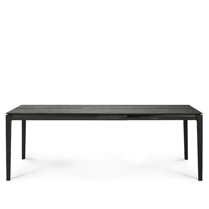 Bok Extendable Dining Table Black Oak