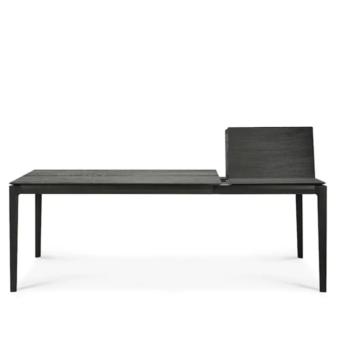 Bok Extendable Dining Table Black Oak