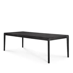Bok Outdoor Dining Table Black Teak