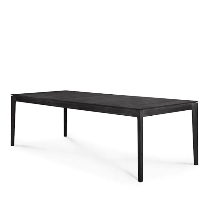 Bok Outdoor Dining Table Black Teak