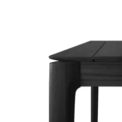 Bok Outdoor Dining Table Black Teak