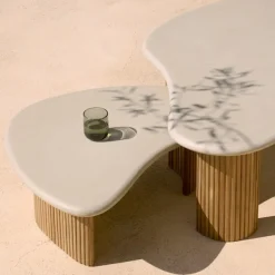 Boomerang outdoor coffee table
